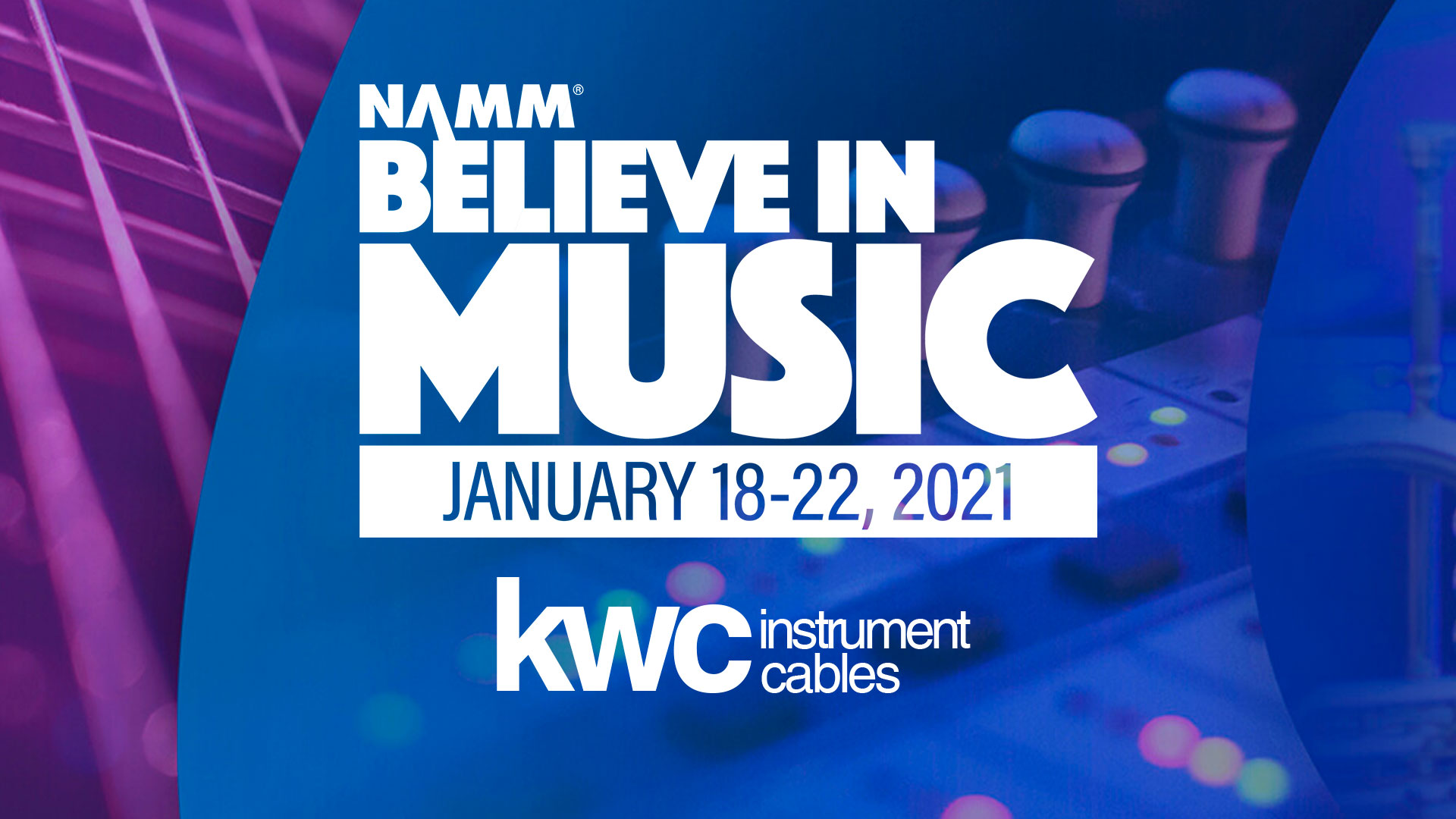 Read more about the article KwCables present at Namm Show 2021